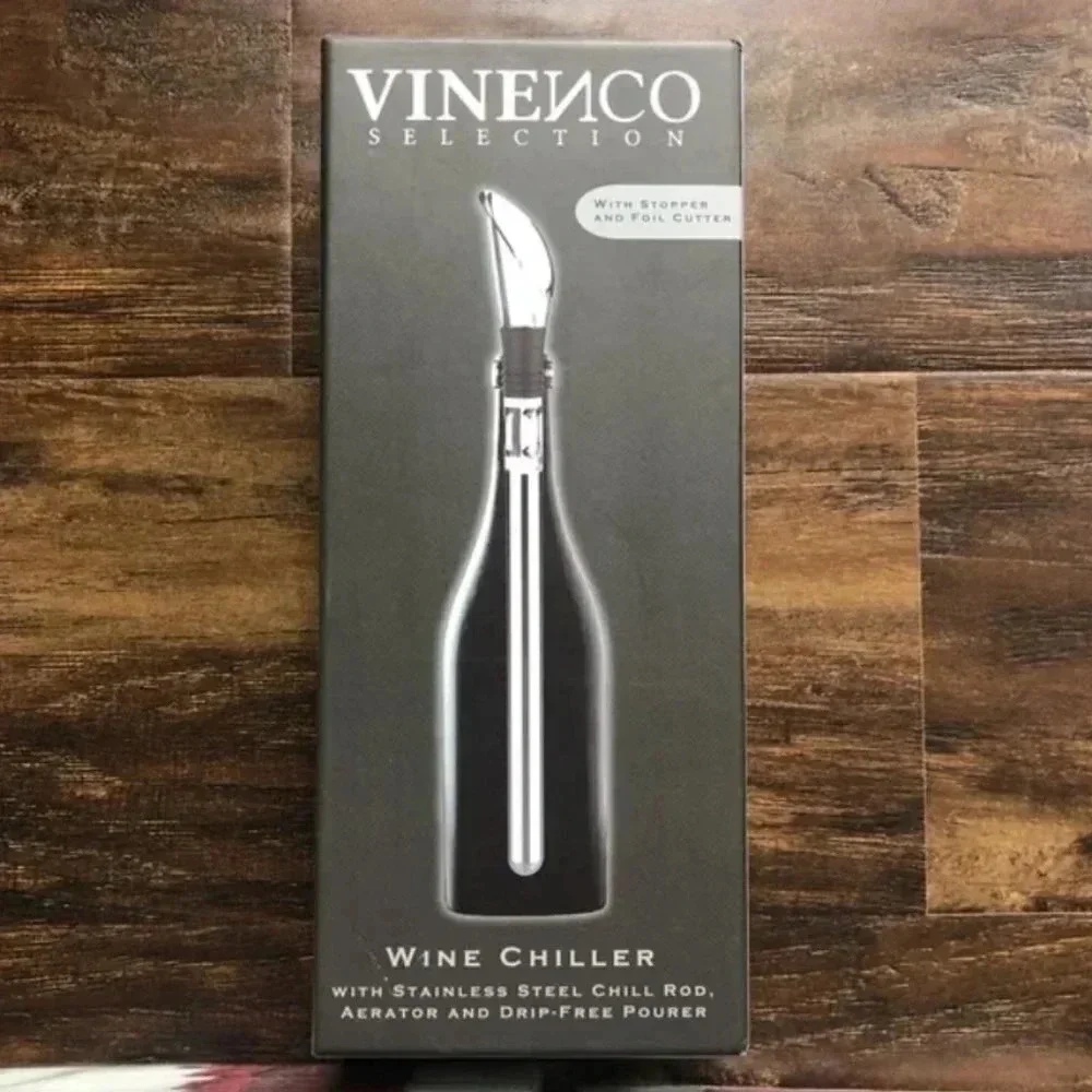 Wine Chiller Gift Set | Wine Chiller | Cocktail Napkins | Gifts | Holiday Gift